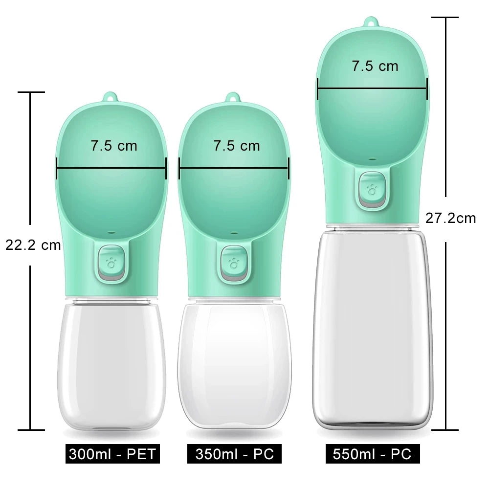 gourde portable pour animaux de compagnie